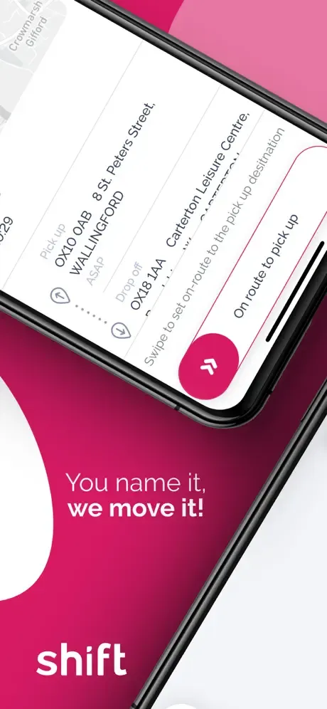 Shift provider app App Store screenshot.